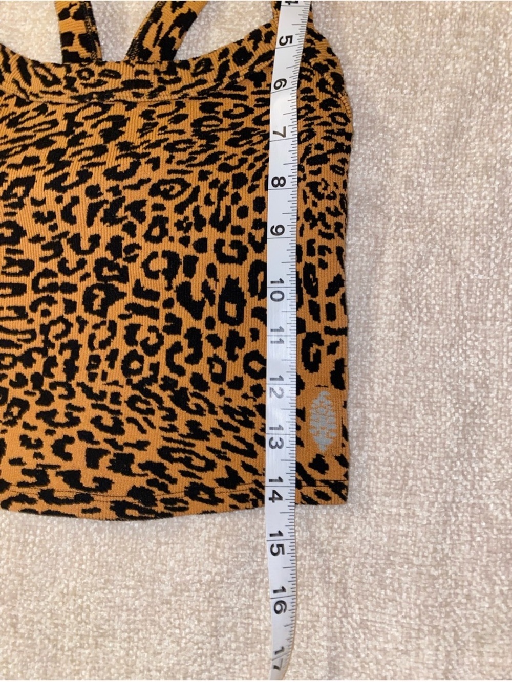 Free People all clear Leopard Print in toasted almond - Picture 6 of 10